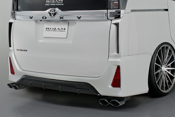 ロジャム ヴォクシー 80系 80 85 ZRR80W 後期 リアディフューザー ABS 未塗装 20-rdf-vn80zs ROJAM