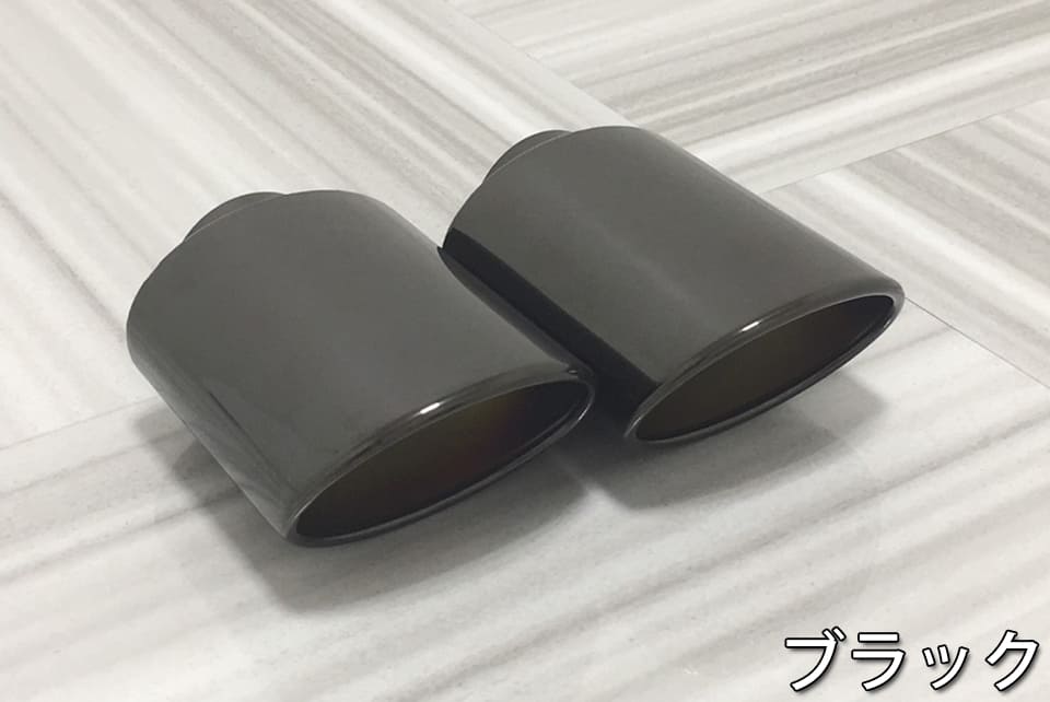 ブイビジョン ロッキー A200S 右片側2本出し サイドマフラー オーバルブラック V-VISION｜シンシアモール 店