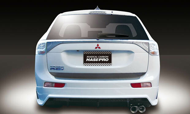 ハセプロ アウトランダーPHEV GGW2 前期 リアハーフスポイラー HASEPRO｜シンシアモール 店
