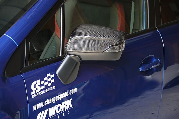 チャージスピード WRX STI S4 VAB VAG A-G型 ドアミラーカウル カーボン 撃速チャージスピード