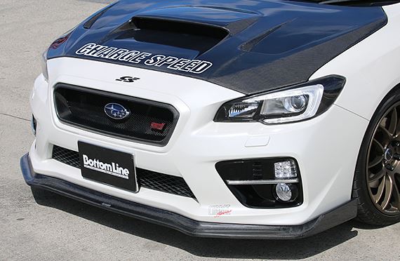 チャージスピード WRX STI S4 VAB VAG A-C型 フロントボトムライン TYPE-2 タイプ 2 FRP 未塗装 BottomLine ボトムライン