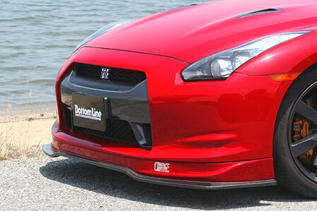 チャージスピード GT-R R35 フロントスポイラー with ボトムライン アンダースポイラー FRP 未塗装 CHARGE SPEED BottomLine ボトムライン｜シンシアモール 店