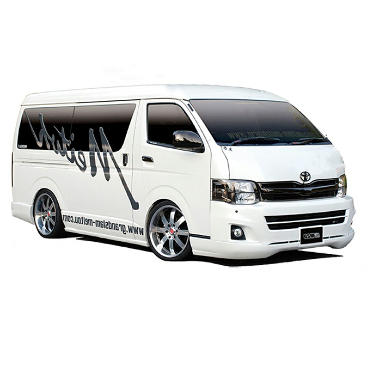 グランドスラム名東 ハイエース 200系 リアバンパースポイラー マフラー開口部有り GrandSLAM名東 GSM GSMデザイン