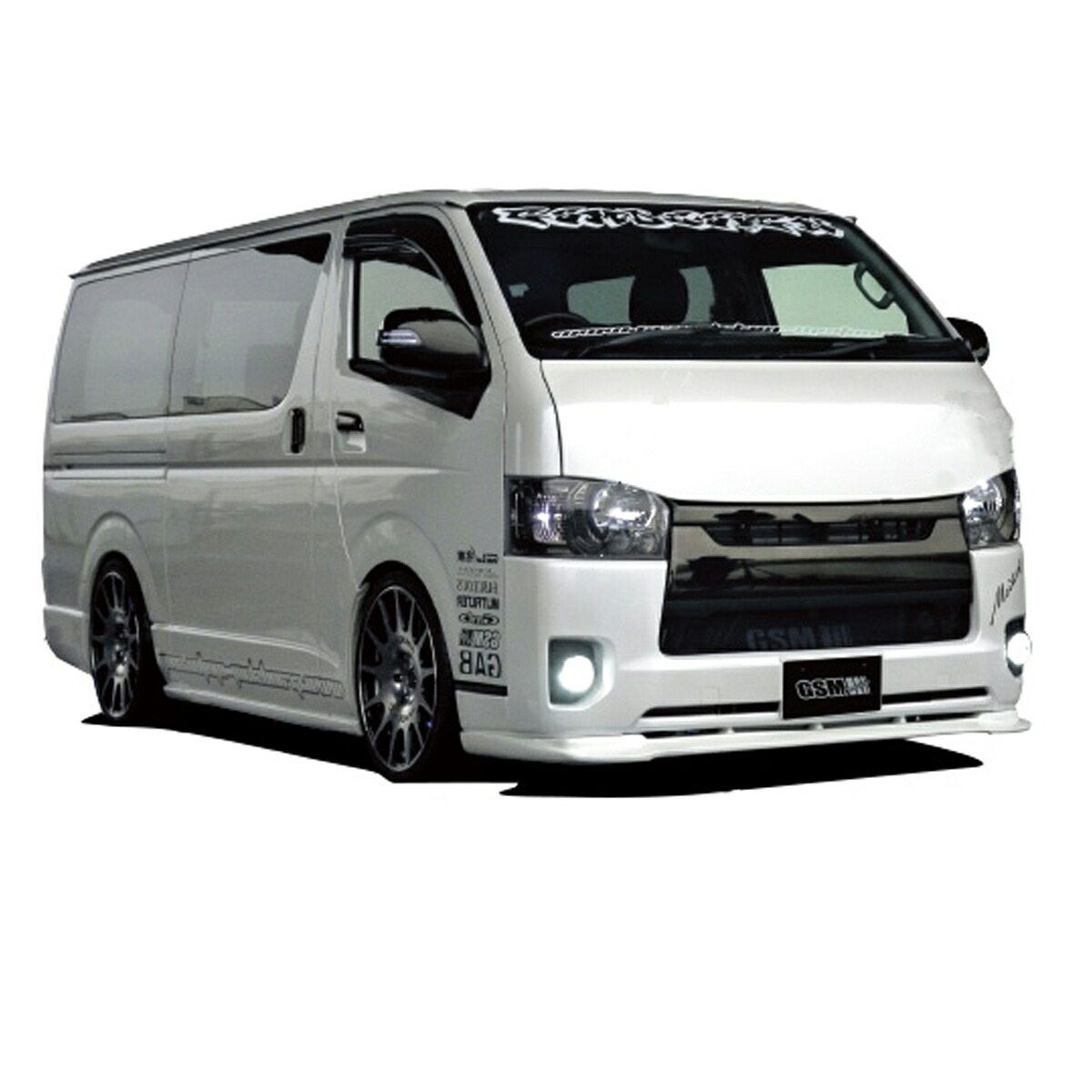 グランドスラム名東 ハイエース 200系 リアバンパースポイラー マフラー開口部有り 未塗装 GrandSLAM名東 GSM GSMデザイン｜シンシアモール 店
