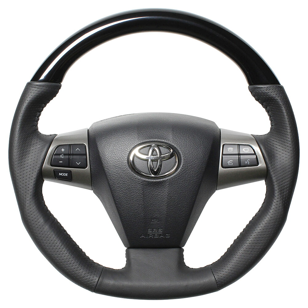 レアル RAV4 30系 後期 ステアリング E20-PBW-BK REAL オリジナルシリーズ