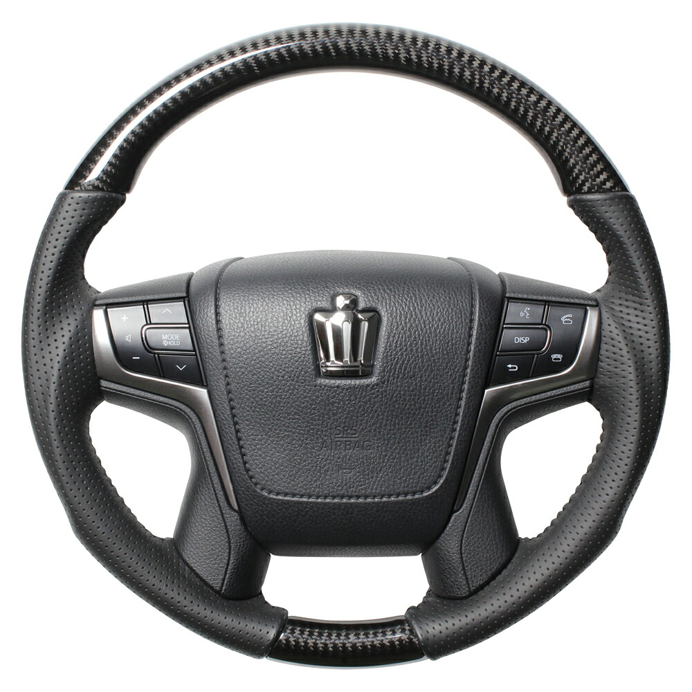 レアル ランドクルーザープラド 150系 後期 ステアリング H30-BKC-BK REAL オリジナルシリーズ