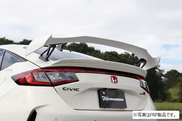 ガレージベリー シビック　タイプR FL5 GTウイング 平織りカーボン製 未塗装品（クリアゲルコート仕上げ） 品番：30-5005 GARAGE VARY