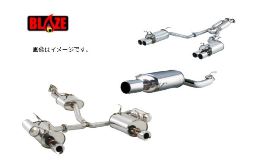 フジツボ ムーヴ カスタム LA,ABA,CBA-L152S マフラー 560-70171 FUJITSUBO BLAZE ブレイズ