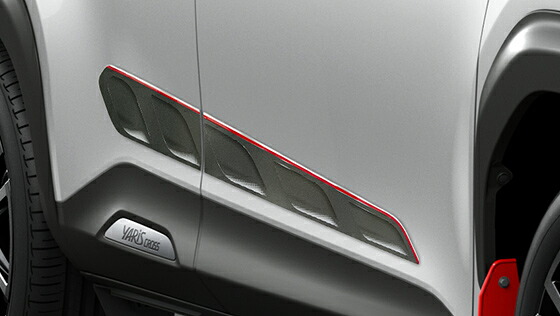 TRD ヤリスクロス 1#系 MXPB10 MXPB15 MXPJ10 MXPJ15 サイドドアガーニッシュ MS316-52013 ティーアールディー Functional Edge style ファンクショナル エッジ スタイル 配送先条件有り WA｜シンシアモール 店