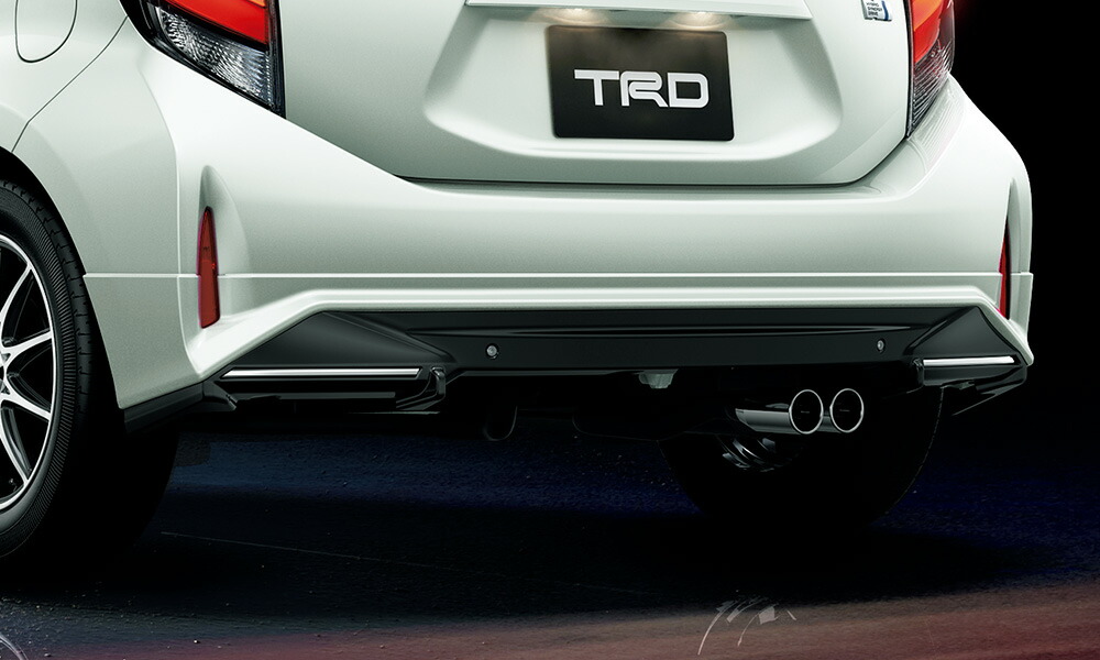 楽天市場】TRD テールゲートスポイラー 素地(未塗装) アクア NHP10 11