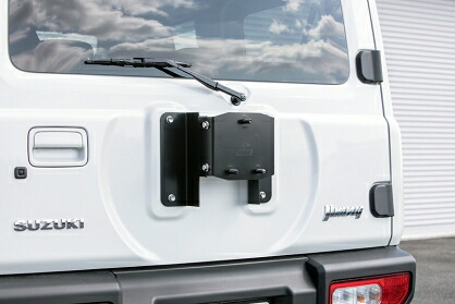 ジャオス ジムニー JB64系 スペアタイヤブラケット ステンレス、3.0t、カチオン電着塗装 B320513 JAOS|シンシアモール 店