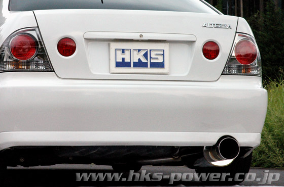 アルテッツァsxe10 HKS砲弾マフラー HKS エッチケーエス アルテッツァ SXE10 マフラー マフラー形状
