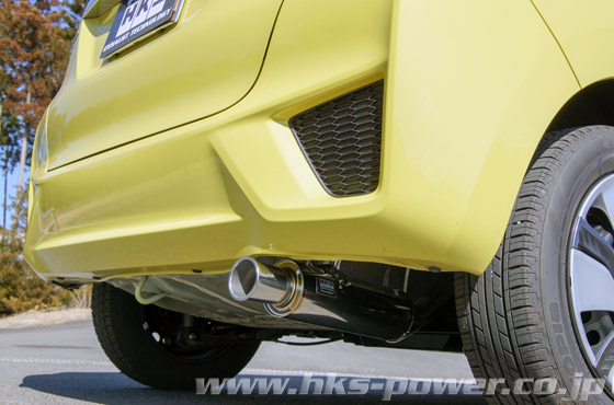 フィット GK5/GK3 マフラー マフラー形状HP(TYPE-H) SUS304 32016-AH031 HKS silent Hi-Power サイレントハイパワー