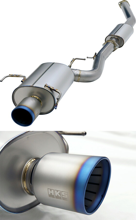 エッチケーエス スカイラインGT-R E-BCNR33 マフラー SSR Titan 31029-AN008 HKS Super Turbo Muffler Ti