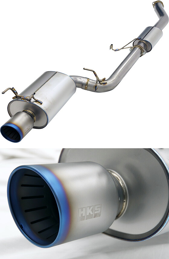 エッチケーエス スカイラインGT-R E-BNR32 マフラー SSR Titan 31029-AN007 HKS Super Turbo Muffler Ti