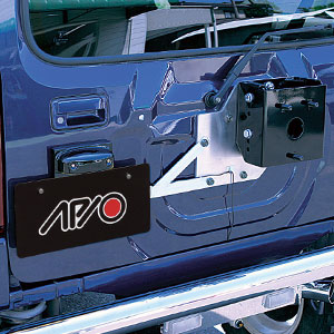 アピオ ジムニー JB23 33 43 スペアタイヤ移動キット&ナンバー移動キット 3040-43 APIO|シンシアモール 店