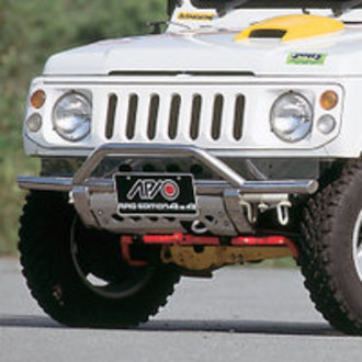 アピオ ジムニー JB31 しし狩りバンパー タイプ3 ステンレス 3102-16 APIO