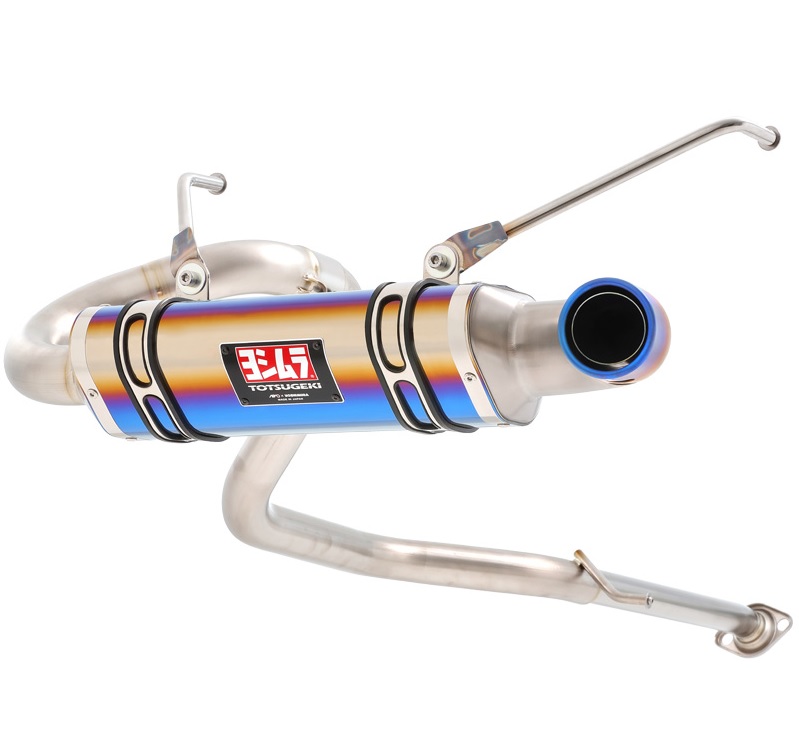 jb23ジムニー　リアピース　ショートマフラー　ヨシムラ ジムニーパーツ】JB23用 アピオヨシムラマフラーR-77Jチタンサイクロン