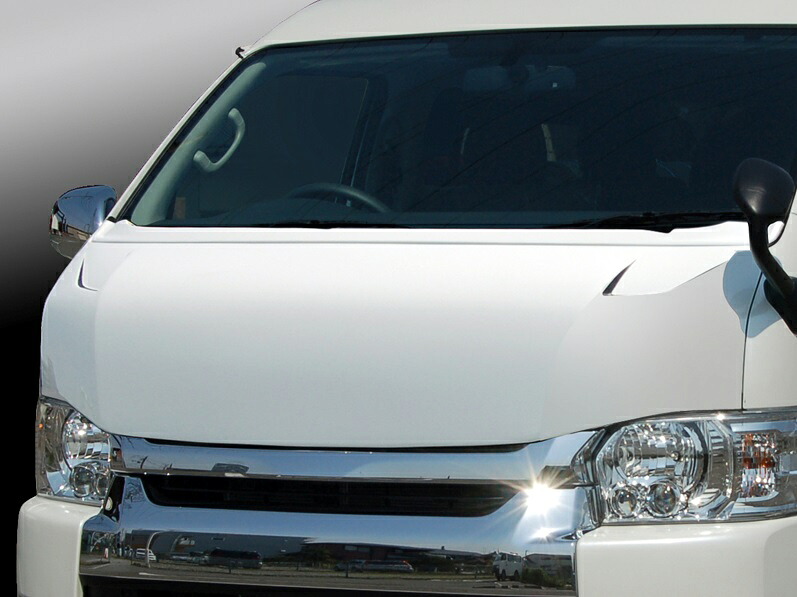 ブレス クリエイション ハイエース 200系 4型 クールフェイスボンネット FRP 未塗装 THW-01-063 BLESS CREATION