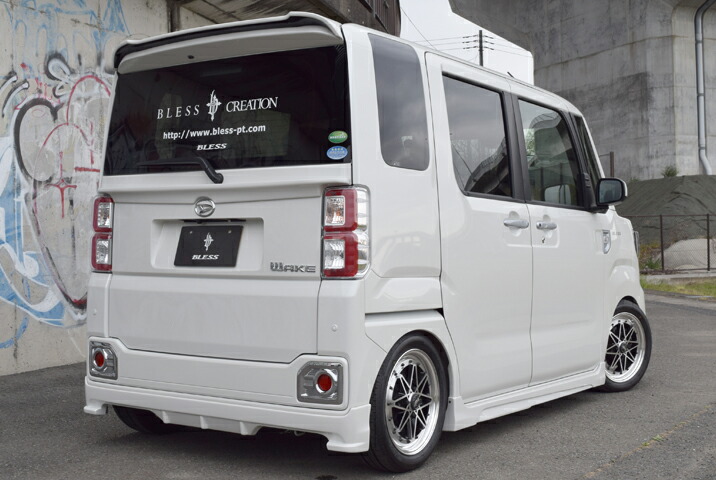 ウェイク Bless 未塗装 ウエイク 車用品 Creation Creation 未塗装 La710s La700s ブレス リアアンダースポイラー Bless Ver 2 4wd車用 クリエイションエアロパーツ Creation ウェイク ウエイク La700s La710s リアアンダースポイラー Ver 2 4wd車用 未塗装 ブレス