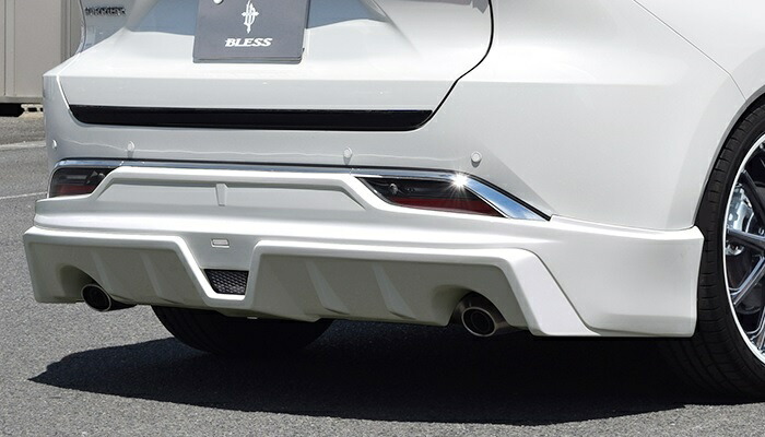 登場 ブレス クリエイション ハリアー 80系 Mxua80 85 Axuh80 リアハーフスポイラー 塗装済 Bless Creation Qdtek Vn