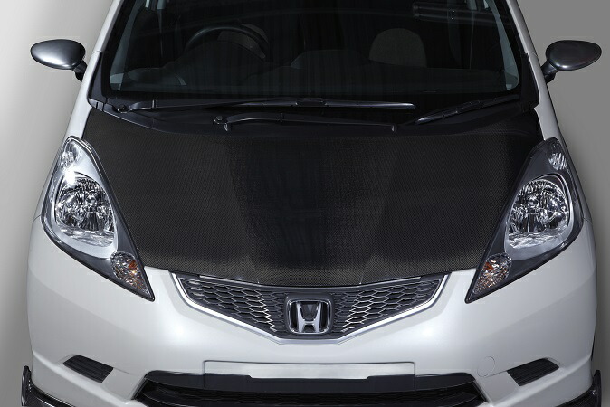 ＧＥフィット前期カーボンボンネット スプーン スポーツ フィット GE8 前期/後期 CARBON BONNET カーボン