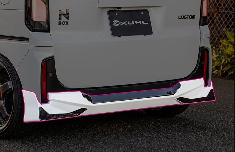 クール レーシング N-BOX JF5/JF6 リアエアロ ABS 1トーン塗装品 KUHL RACING
