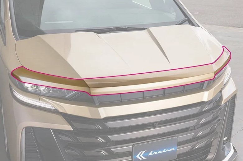 クール レーシング 40系アルファード AGH40W ボンネットスポイラー TYPE2 FRP 未塗装 KUHL RACING KR-40ARR