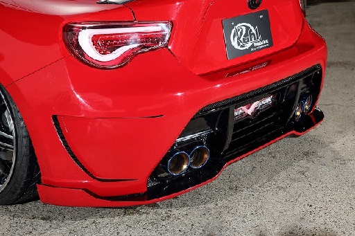 クールレーシング ハチロク 前期 リアフローティングディフューザー SG ストロンググレード FRP 塗り分け塗装 KUHL RACING 02R-SS1