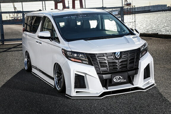 クール レーシング アルファード 30系 前期 レーシング ボンネット SG ストロンググレード FRP 塗り分け塗装 KUHL RACING 30A-GT|シンシアモール 店