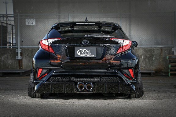 クール 車用品 レーシング C Hr リアフローティングディフューザー 外装 エアロパーツ Sg Kuhl C Hr Ver 2 発送先条件有り 塗り分け塗装 Racing