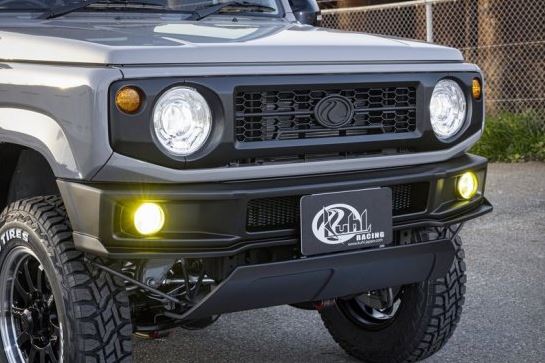 クール レーシング ジムニー JB64W フロントバンパー FRPストロンググレード 2トーン塗装品 KUHL RACING 64R-GT|シンシアモール 店