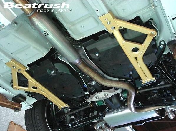 レイル インプレッサWRX Sti GVB･GRB リアパフォーマンスバー パフォーマンスバー S86020PB-R LAILE Beatrush ビートラッシュ