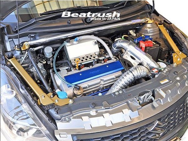 レイル スイフト・スポーツ ZC32S フロントアッパーサポートパフォーマンスバー パフォーマンスバー S88044PB-FU LAILE Beatrush ビートラッシュ