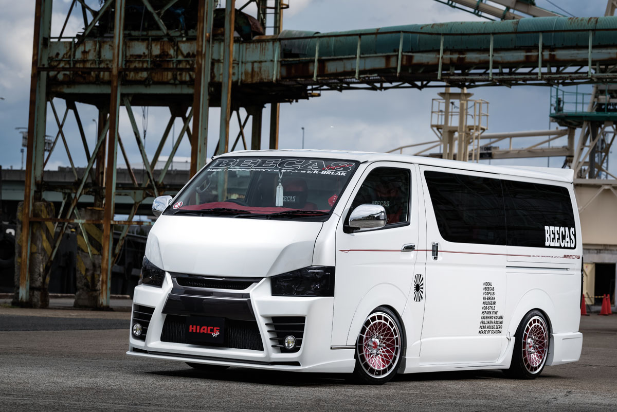 BEECAS ハイエース 200系 4型 標準車 オーバーフェンダー ver1 ビーキャス 配送先法人住所のみ K-BREAK ケイブレイク