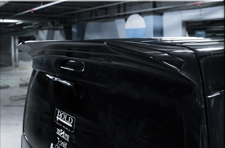 ハイエース 200系 4型 リアウィング 未塗装 SADカスタムジャパン S.A.D CUSTOM JAPAN AGENT エージェント