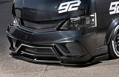 ハイエース 200系 4型 フロントバンパー 未塗装 SADカスタムジャパン S.A.D CUSTOM JAPAN STINGER J スティンガー ジェイ