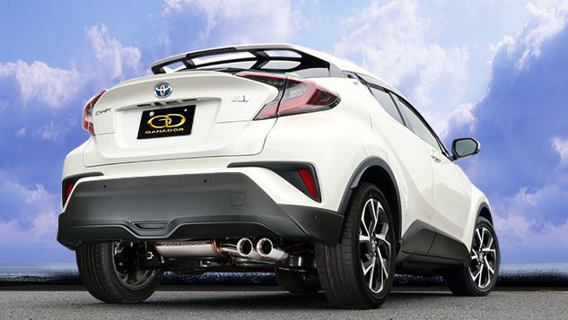 C-HR ハイブリッド DAA-ZYX10 マフラー GVE-030PO GANADOR ガナドール Vertex 4WD SUV