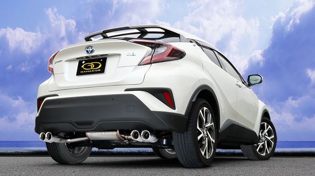 C-HR ハイブリッド DAA-ZYX10 マフラー GVE-031PO GANADOR ガナドール Vertex 4WD SUV