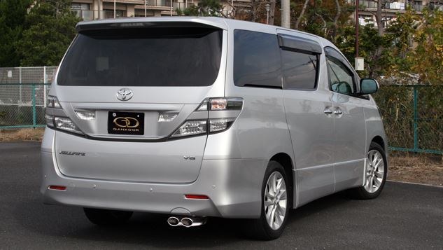 アルファード ヴェルファイア DBA-ANH20W 25W マフラー PAE-038 GANADOR ガナドール PASION EVO