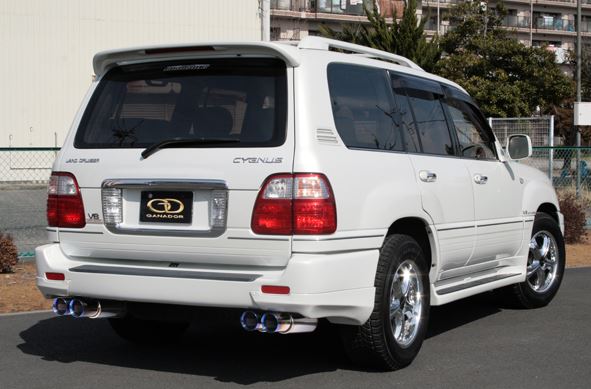 ランクル ランドクルーザー GH-UZJ100W GF-UZJ100W マフラー GVE-002BL GANADOR ガナドール Vertex 4WD SUV