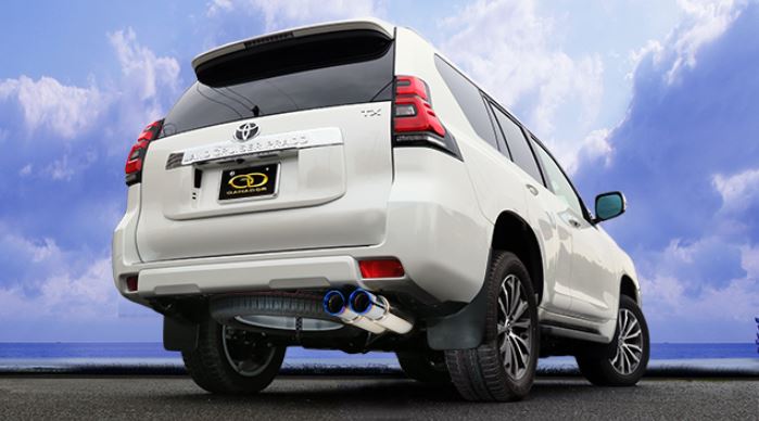 ランクルプラド LDA-GDJ 3DA-GDJ 150W 151W クリーンディーゼル マフラー リヤピースのみ GVE-025BL GANADOR ガナドール Vertex 4WD SUV