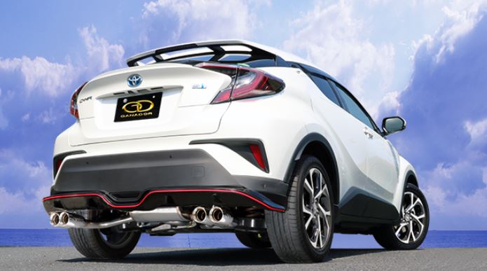 C-HR ハイブリッド DAA-ZYX10 マフラー GVE-031APO GANADOR ガナドール Vertex 4WD SUV