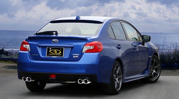 WRX S4 DBA-VAG 3BA-VAG 標準パンバー マフラー フルサイズ センター付 サークル4本出し GDE-406 GANADOR ガナドール Vertex Sports