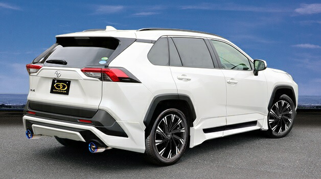 RAV4 ラブ4 6BA-MXAA54 マフラー GVE-042DBL GANADOR ガナドール Vertex 4WD SUV