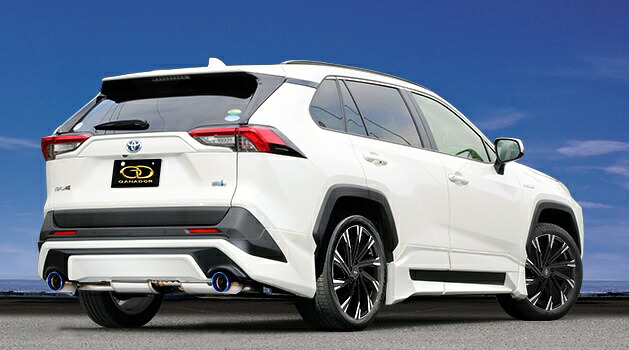 RAV4 ラブ4 6AA-AXAH54 マフラー GVE-043DBL GANADOR ガナドール Vertex 4WD SUV｜シンシアモール 店