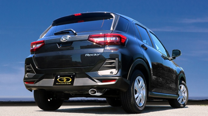 ロッキー 5BA-A200S マフラー GVE-046PO GANADOR ガナドール Vertex 4WD SUV|シンシアモール 店