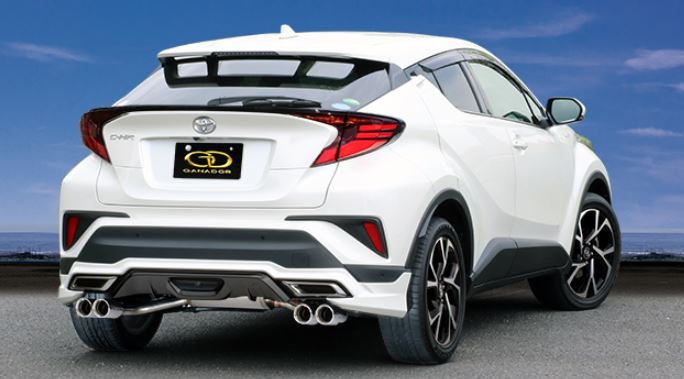 C-HR 3BA-NGX10 DBA-NGX10 ガソリン モデリスタ BOOST IMPULSE STYLE マフラー センターパイプ付 GVE-031APO GANADOR ガナドール Vertex 4WD SUV