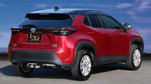 ヤリスクロス ハイブリッド 6AA-MXPJ15 E-Four マフラー リヤピースのみ GVE-050PO GANADOR ガナドール Vertex 4WD SUV