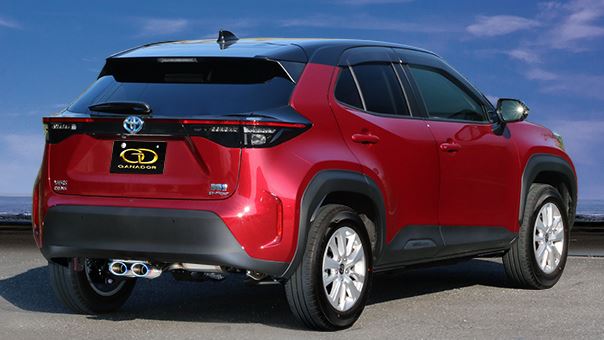 ヤリスクロス ハイブリッド 6AA-MXPJ15 E-Four マフラー リヤピースのみ GVE-050BL GANADOR ガナドール Vertex 4WD SUV｜シンシアモール 店
